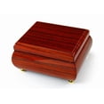 thumbnail image 1 of Astonishing Hi Gloss Wood Tone Petite Music Box - Silent Night, Franz Gruber, 1 of 2
