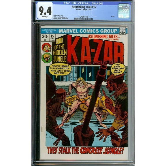 Astonishing Tales #15 - CGC 9.4 Comic Book