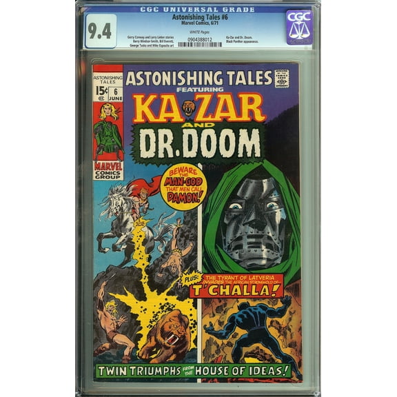 Astonishing Tales #6 - CGC 9.4 Comic Book