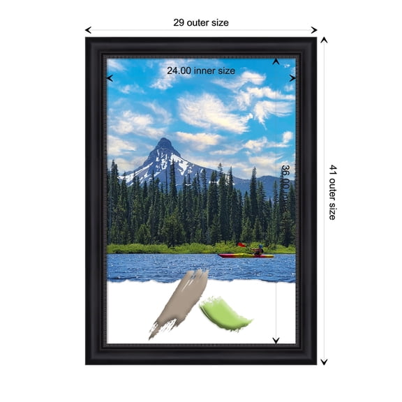 Astor Black Picture Frame, Photo Frame, Art Frame
