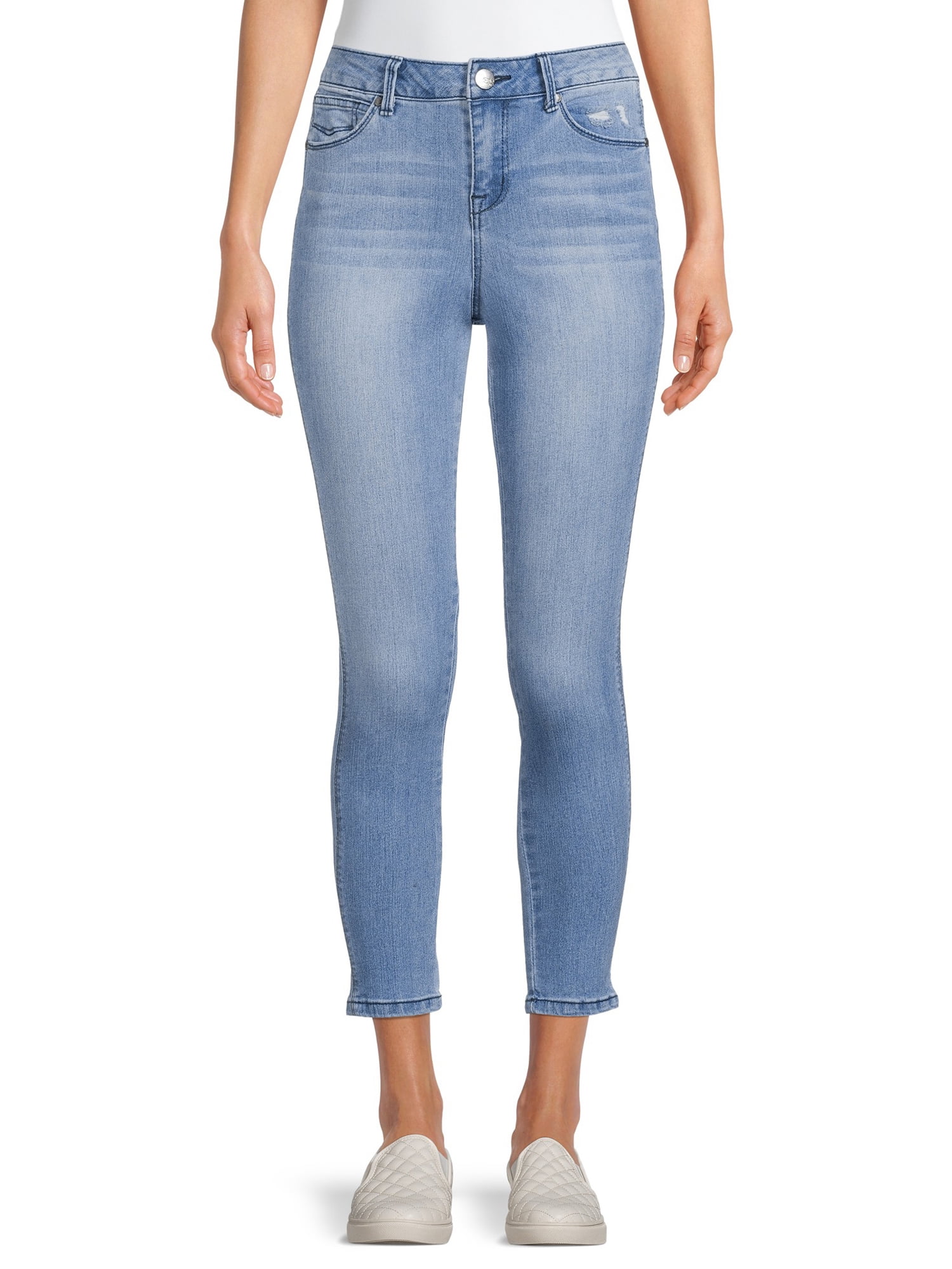 Astor Denim Women s Junior High Rise Ankle Jeans Walmart