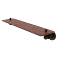 thumbnail image 1 of AP-1-22-IRW-ABZ Astor Place Collection 22 Inch Solid IPE Ironwood Shelf, Antique Bronze, 1 of 2