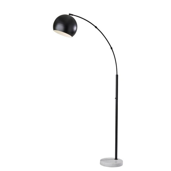 Astoria Arc Floor Lamp in Black Color