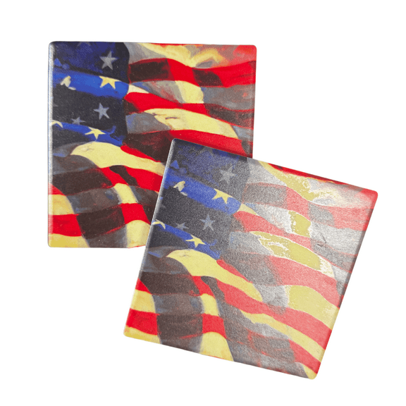 Astoria OLD GLORY Coasters 4 Count