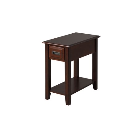 ACME Flin Accent Table, Dark Cherry