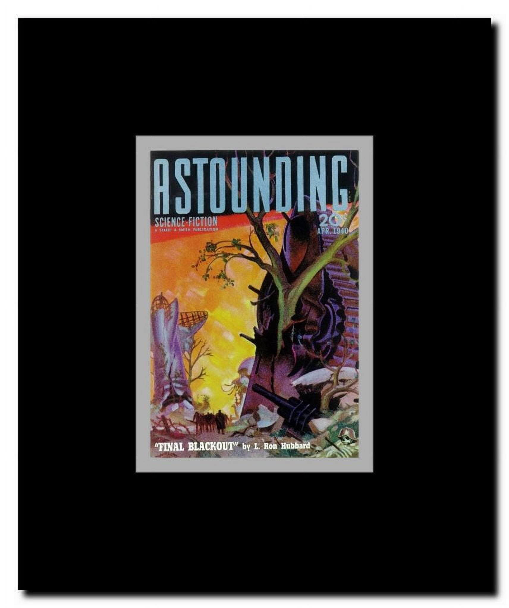 Astounding Stories (Pulp) Framed Movie Poster