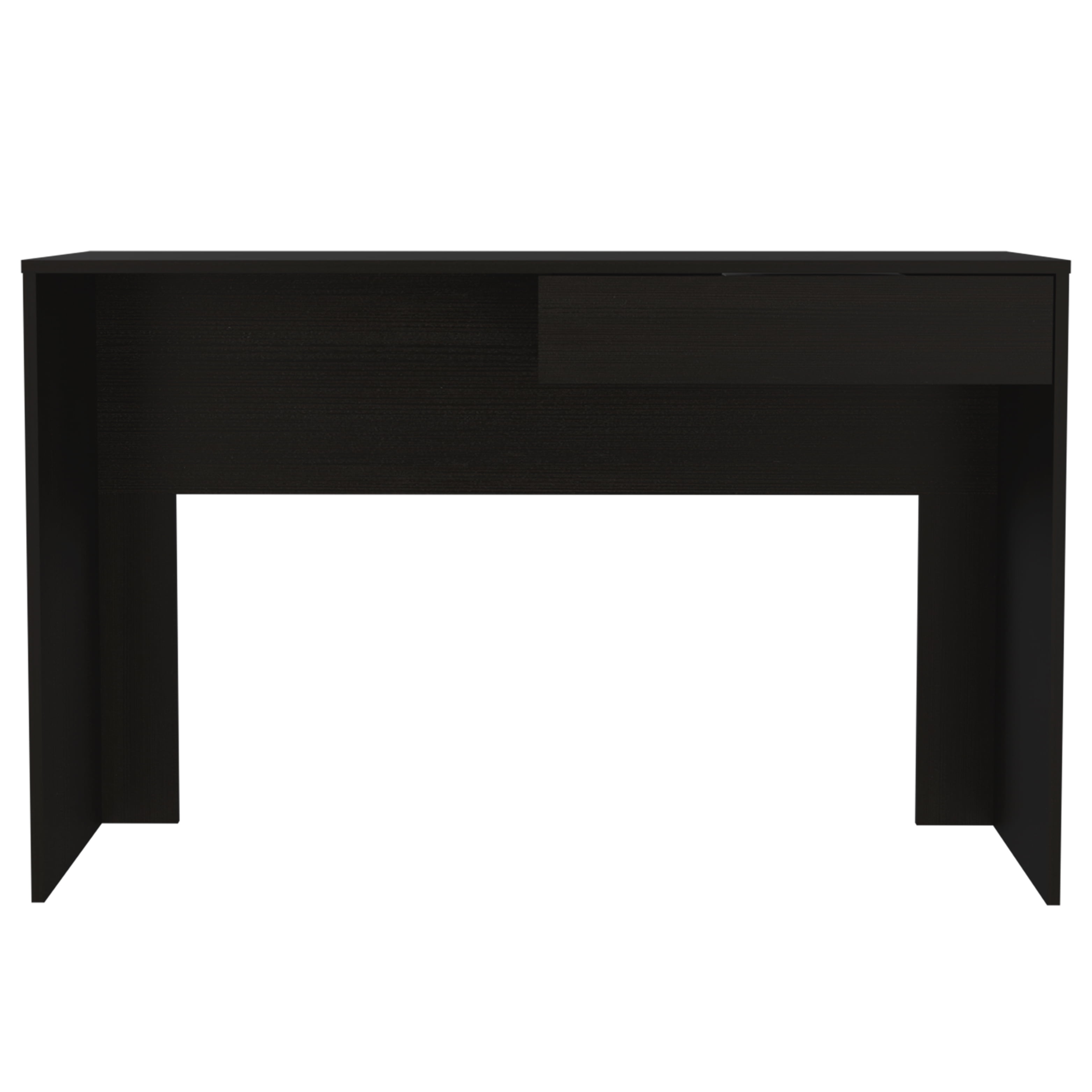 Astoutdoor Acre Writing Computer Desk with One Drawer, Black