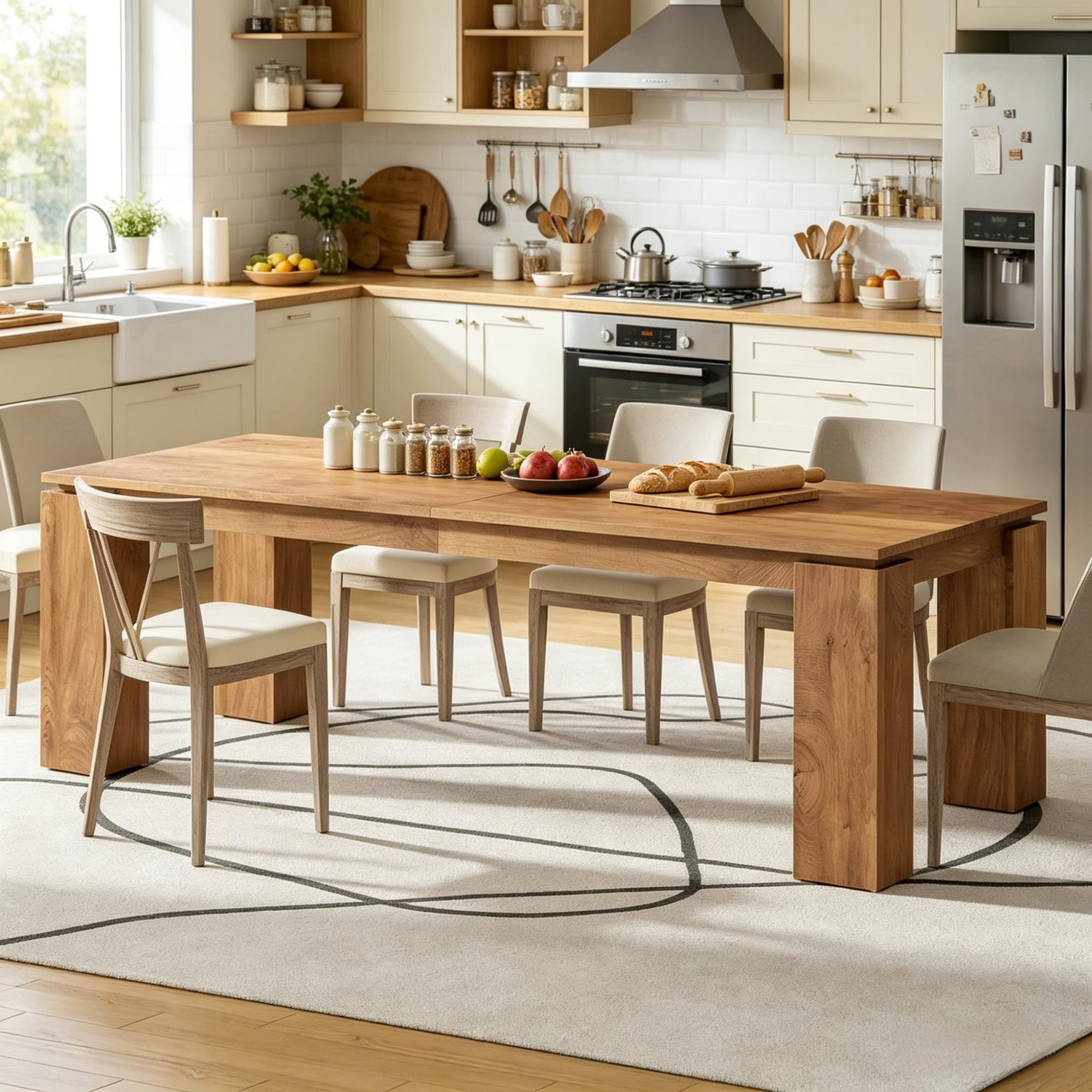 Astoutdoor Dining Table, Seats 6-8