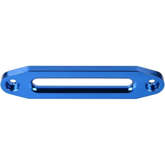 Astra Depot 10" 6061 Aluminum Winch Hawse Fairlead for Synthetic Rope 15000 LB ATV UTV SUV (Blue Anodized)