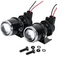 thumbnail image 1 of Astra Depot 2X 55W H3 Projector Glass Lens Driving Fog Lamp Halogen Light Bulb + Bracket Kit Fit Car 12V, 1 of 5