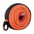 thumbnail image 1 of Astra Depot 95ft x 3/8" Orange Synthetic Winch Rope Line Cable 22000LBs Protective Sleeve with Rock Heat Guard ATV UTV Truck Boat Ramsey, 1 of 7