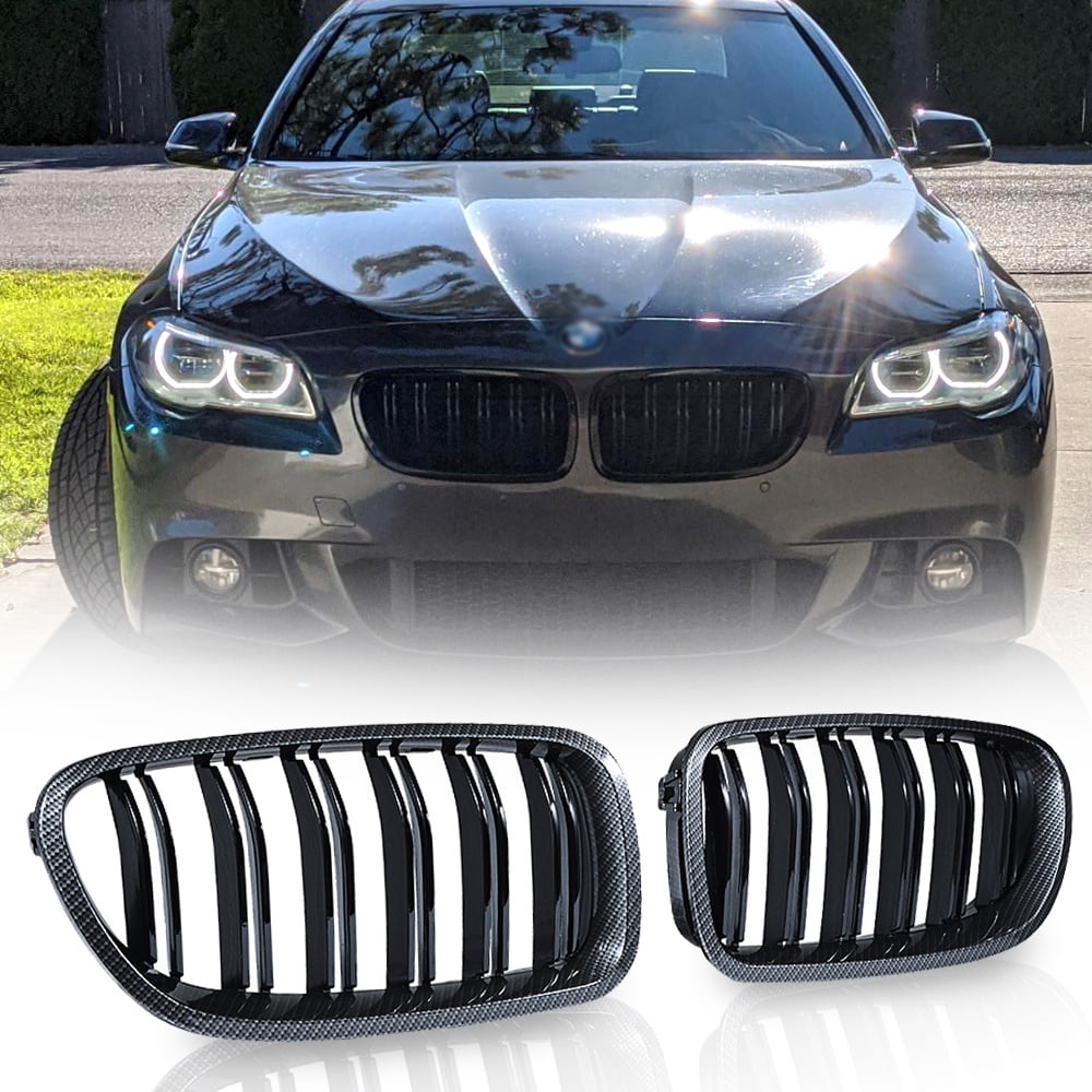 Astra Depot ABS Dual Slats Front Kidney Grill Grille for 2010-2017 BMW ...