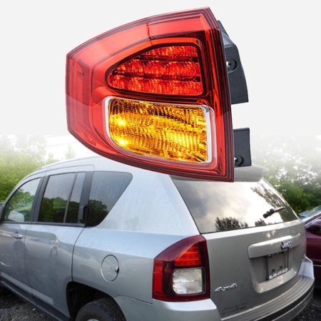 Astra Depot For Jeep Compass 2011-2014 LEFT Driver Side Tail Rear Reverse Brake Fog Light Assembly Fits OE 5182543AC/CH2800197