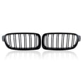 thumbnail image 1 of Astra Depot Glossy Black Double Line Kidney Grille Grill Fit 2012-2018 BMW F30 F31 320i 328i 335i 4-Door, 1 of 9