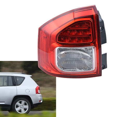 Astra Depot Left Taillight Brake Stop Tail Lamp Replacement Fit 2011-2014 Jeep Compass Driver Side