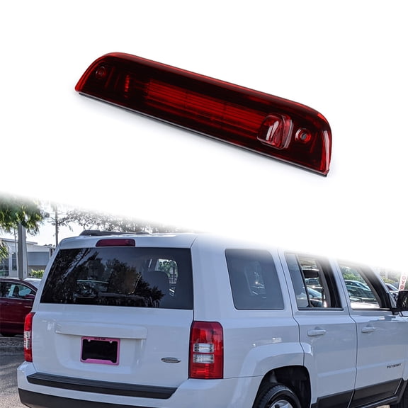 Astra Depot Red LED 3rd Third Brake Light High Mount Stop Lamp For 2007-2017 Jeep Patriot