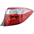 thumbnail image 1 of Astra Depot Right Passenger Side Rear Red Lens Tail Light Brake Stop Light Lamp Cover for 2014-2016 Toyota Corolla (1pc, no bulb), 1 of 7