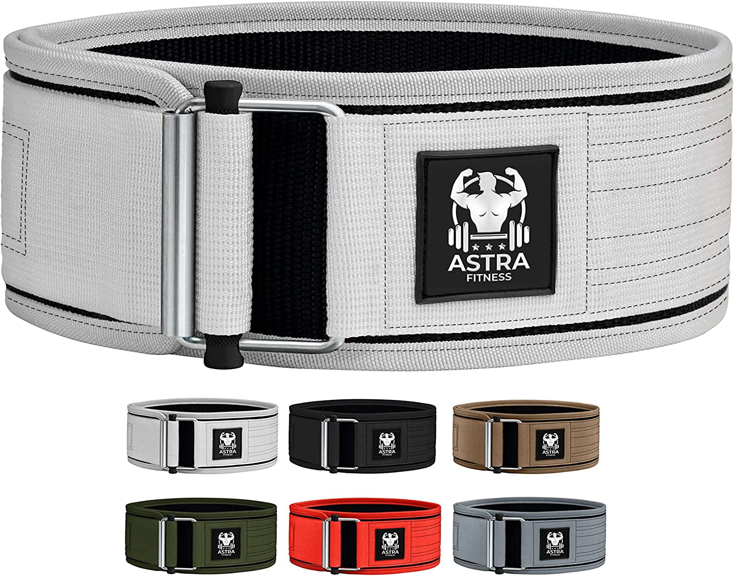 Astra Fitness Weight Lifting Belt Auto-Locking Weightlifting