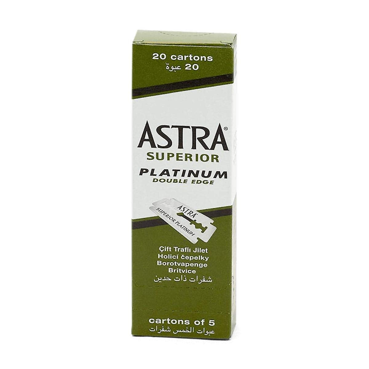 Astra Platinum Double Edge Safety Razor Blades - Walmart.com