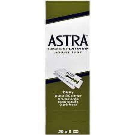 Astra Superior Platinum Double Edge Razor Blades | 300 Blades