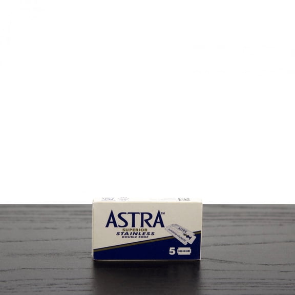 Astra Superior Stainless Double Edge Razor Blades (Blue)-5 Blade Pack