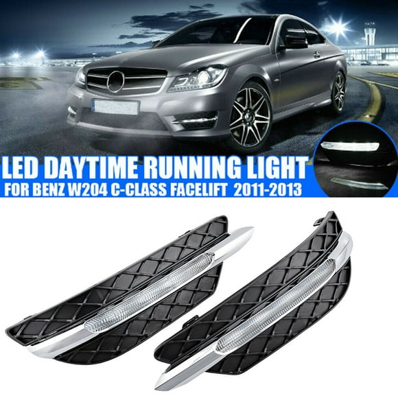 Astra depot Daytime Running Light Cover DRL LH RH For 2011-14 Mercedes Benz C250 Luxury W204 C300 2048803324, 2048803224