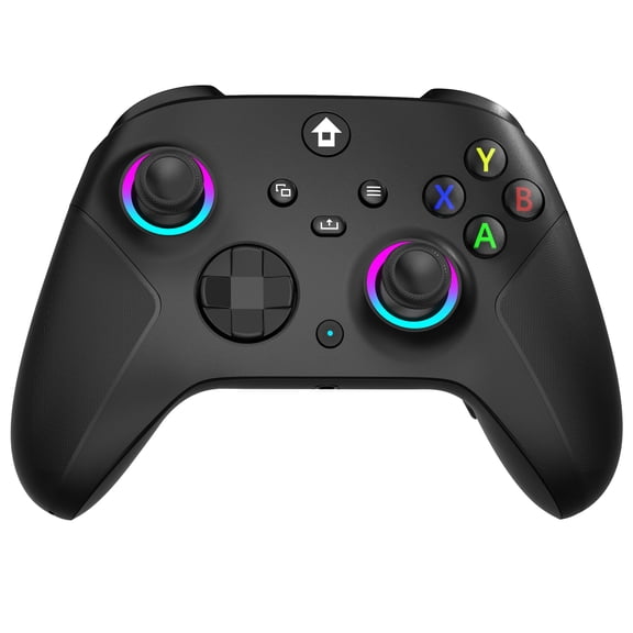 AstraJoy 2.4GHz Wireless Controller for Xbox Controller, Xbox One Series X|S Consoles, PC Windows, Steam, with 7 Colors RGB Light/1000mAh Battery/Programmable/Turbo, Dual Vibration/3.5mm Audio Jack