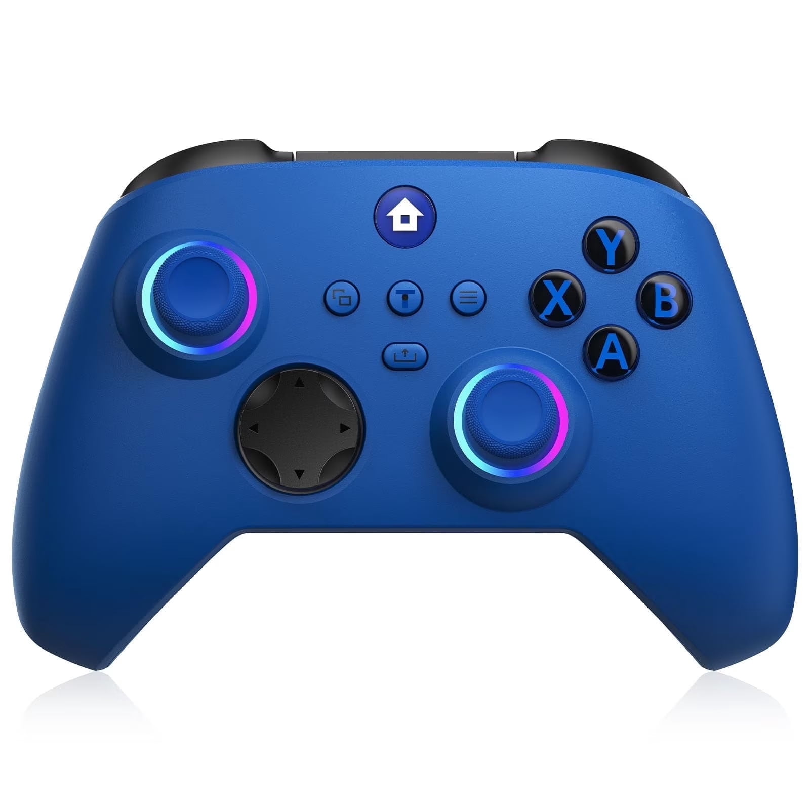 AstraJoy Wireless Controller for Xbox, Compatible with Xbox Series X/S/One/ PC, With Hall Effect Joysticks, 2.4GHz Wireless Adapter Gamepad with RGB  Light, Dual Vibration, TURBO, Blue - Walmart.com