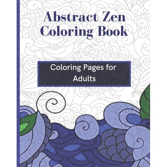 Astract Zen Coloring Book (Paperback)