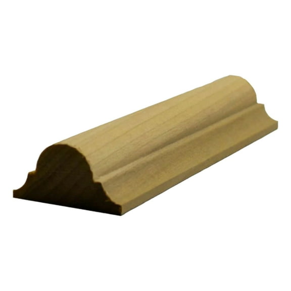Astragal Molding 11/16" x 1-3/8" EWAS12, Poplar, 94"