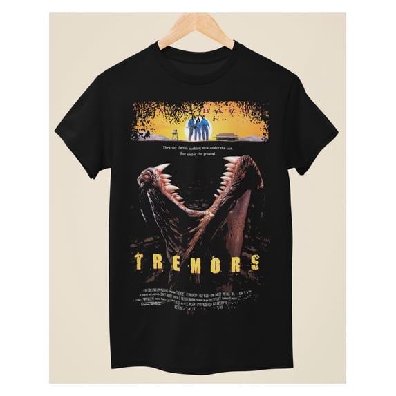 Astraiaintera Tremors - Movie Poster Inspired Unisex Black T-Shirt