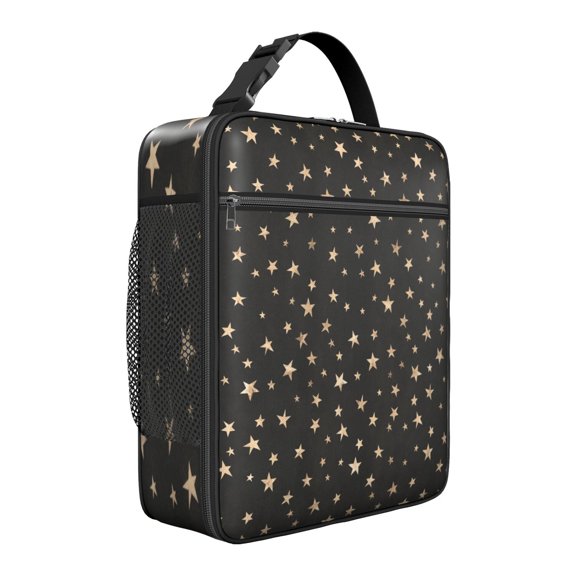 Astral Insulated Lunch Bag - Stylish Steampunk Design with Solar & Starry Sky - Durable & Spacious Cooler Tote for School, Office, Travel & Fitness Enthusiasts