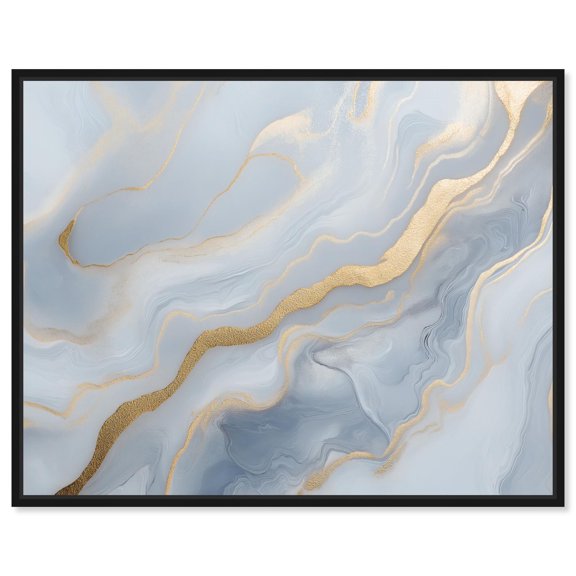 Astral Tides Canvas Print Geode Art by Art Remedy, Black Frame, 24 x 20