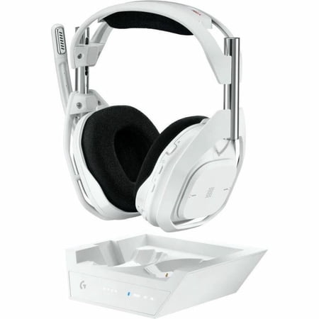 Logitech - Astro A50 X LIGHTSPEED Wireless w/ PLAYSYNC Over-the-Ear Gaming Headset + Base Station for Xbox Series X|S, PS5, PC/MAC - White