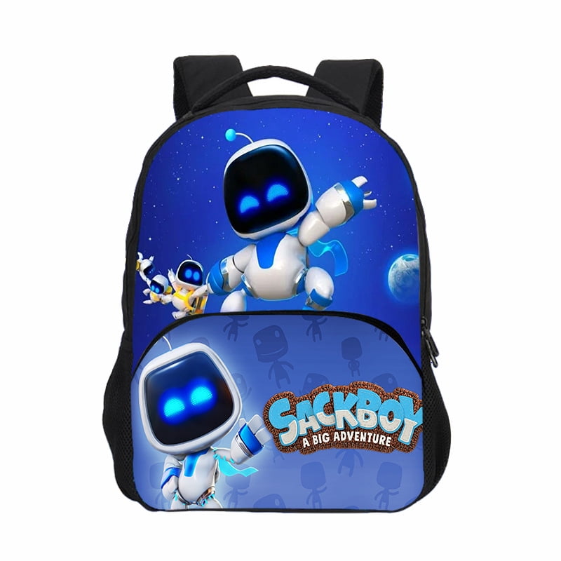 Astro Bot Anime Travel Backpack for Teens/Womens/Mens/ Casual Daypack ...