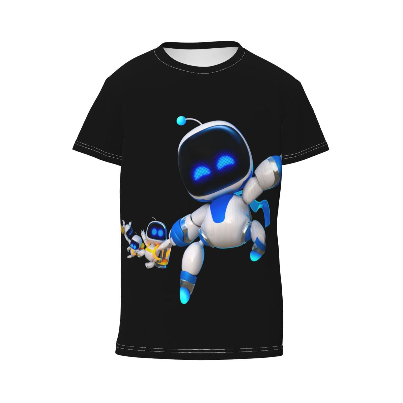 Astro Bot Kids T-Shirts Novelty Crew Neck Casual Short Sleeve Teens T ...