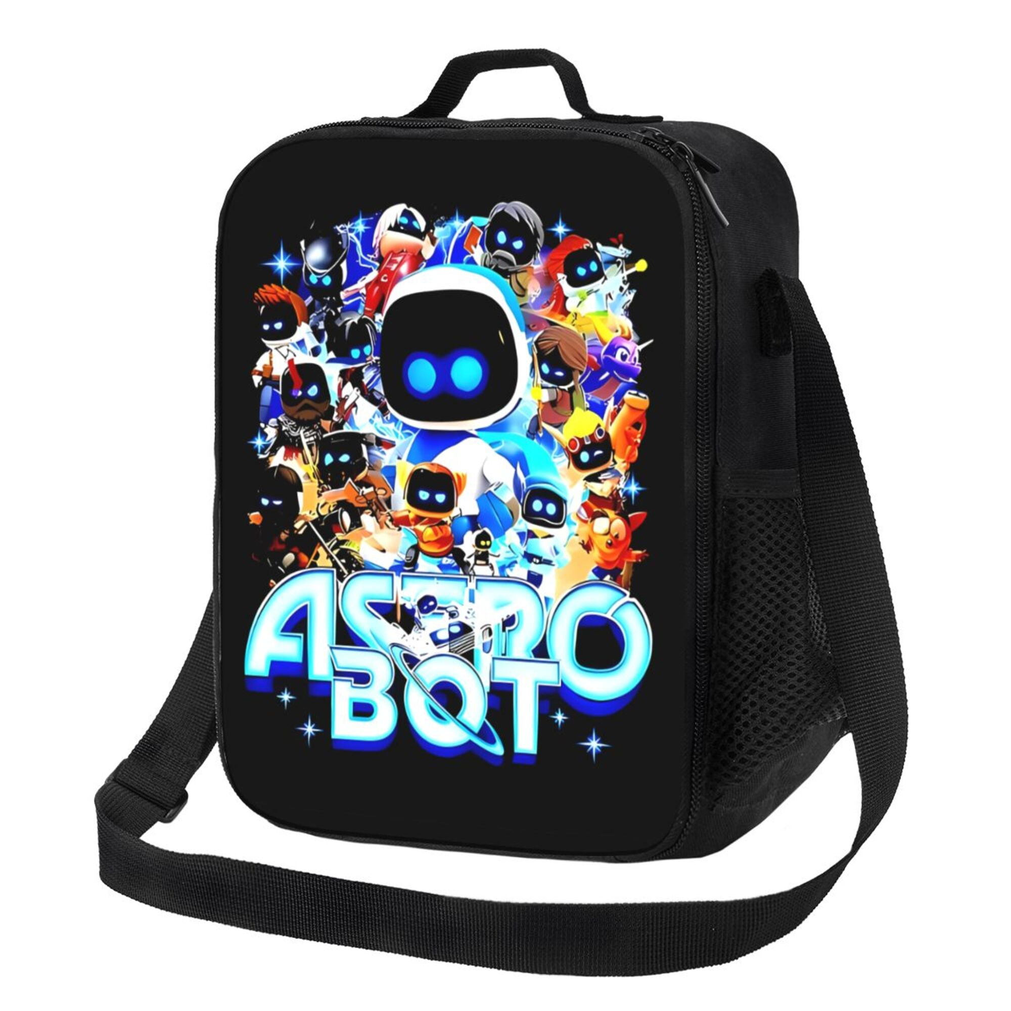 Astro Bot Lunch Box Portable Lunch Bag Woman Man Teen Work Office With