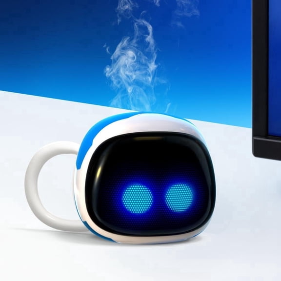 Astro Bot Shaped Ceramic Dolomite Mug, 20 fl oz