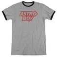 thumbnail image 1 of Astro Boy Logo Adult Ringer Heather Black, 1 of 1