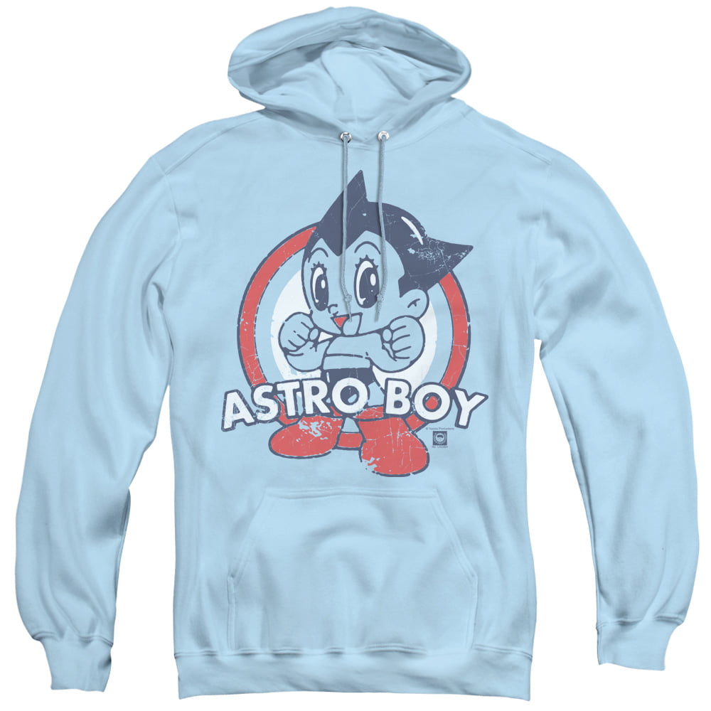 Trevco Astro Boy Target Adult Pullover Hoodie Sweatshirt Light Blue, Adult Unisex, Size: XL