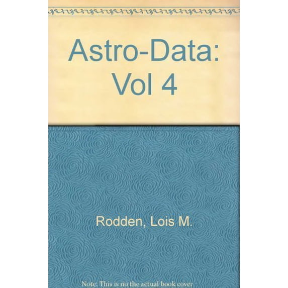 Pre-Owned Astro Data (Paperback) 0866903550 9780866903554
