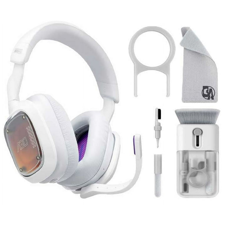 Astro Gaming A30 Wireless Dolby Atmos Gaming Headset for PS5, PS4, Nintendo  Switch, PC, Android with Detachable Boom Mic White With Cleaning kit Bolt