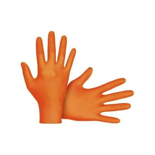 PearliHome Black Nitrile Grip Work Gloves 6 Pack