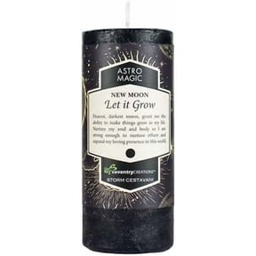 Astro Magic New Moon Let It Grow Candle Ritual Candle for Intention Setting, Manifestation & Personal Growth