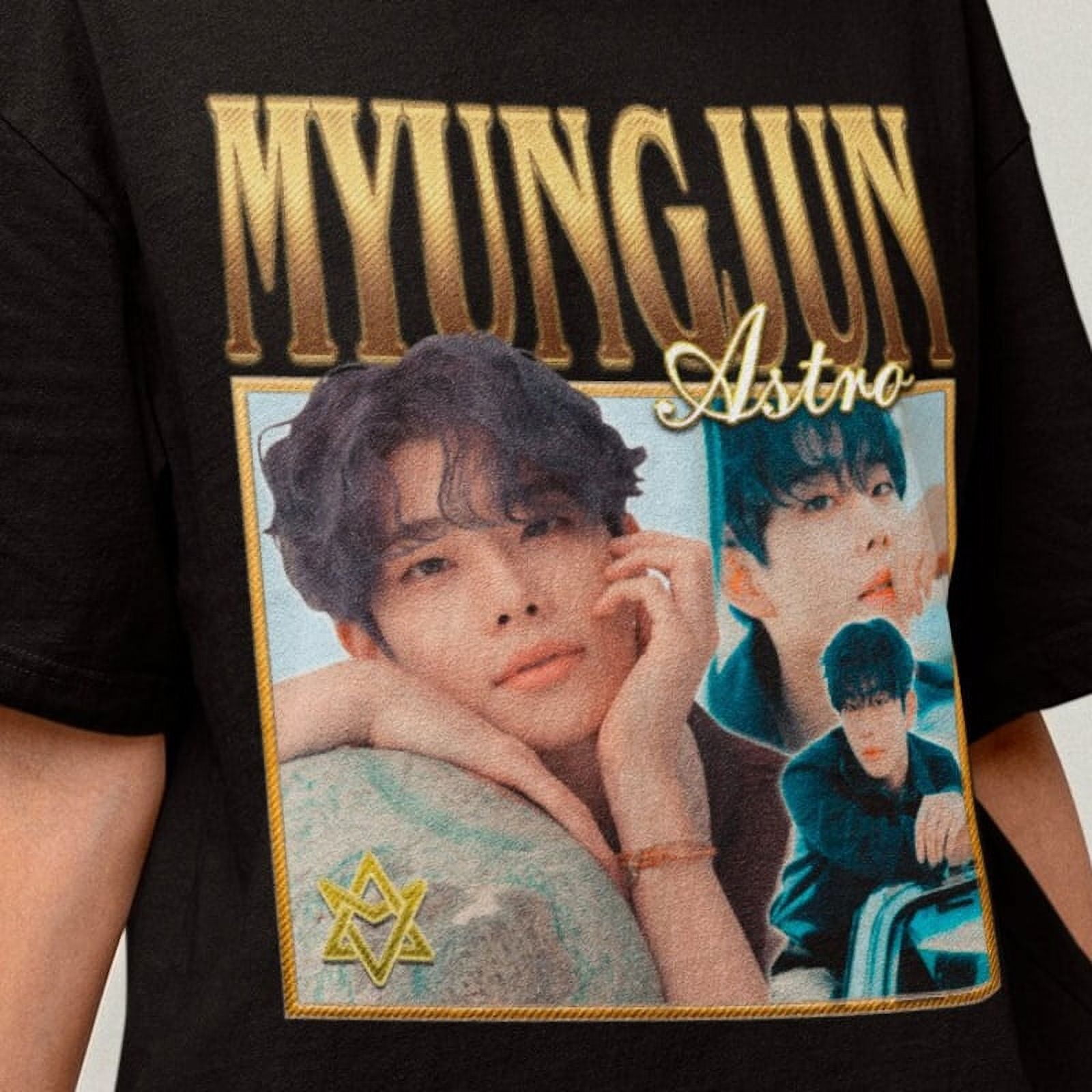 Astro Myungjun Retro Classic Tshirt Kpop Retro Bootleg Tee Kpop