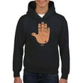 thumbnail image 1 of Astro Palmistry - Zodiac Hand Emoji Art Design Youth's Hoodie, 1 of 4