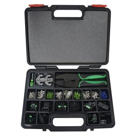 Astro Pneumatic AST-9478 Weather Pack Ratcheting Crimping Tool & Accessory Set - 220 Piece