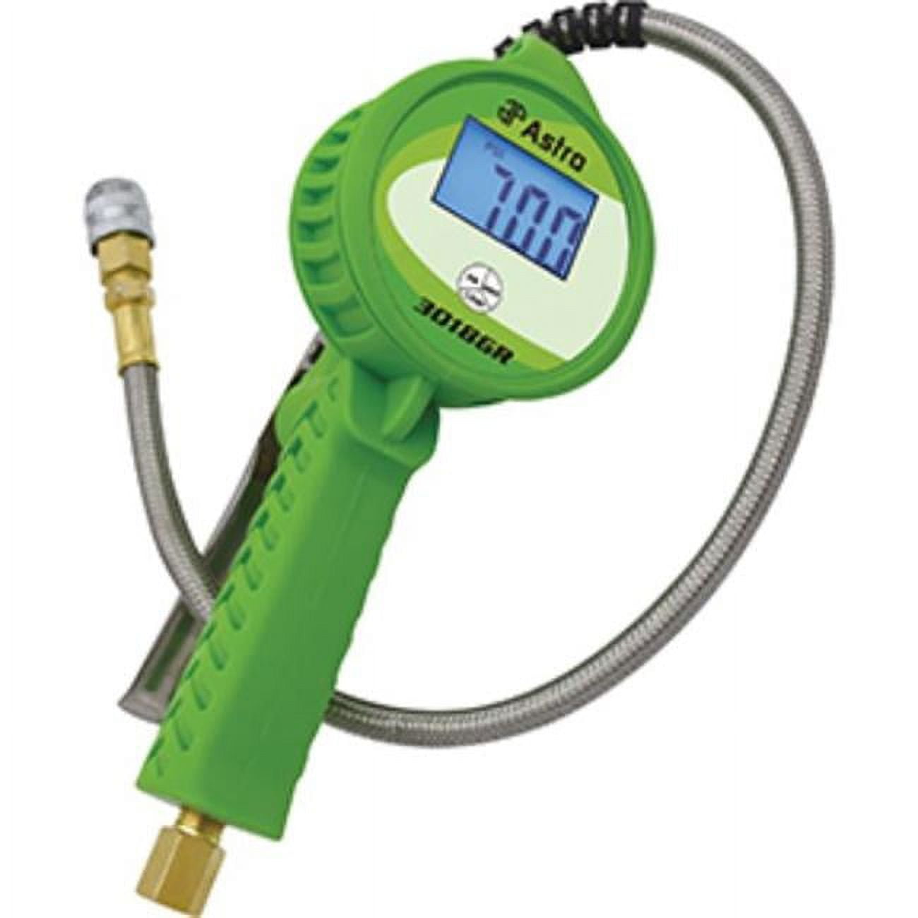Astro Pneumatic Digital Tire Inflator with Stainless Steel Hose & Push