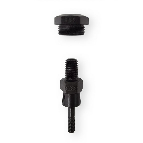 Astro Pneumatic Tool 1442-8/32A Mandrel and Nose Piece, Black
