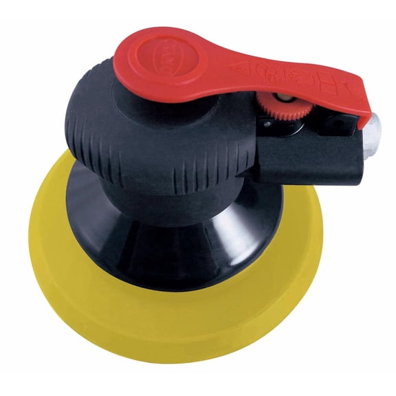 Astro Pneumatic Tool 322P ONYX 6-Inch Finishing Palm Sander with 6-Inch PU PSA Backing Pad - 3/16- Inch Stroke
